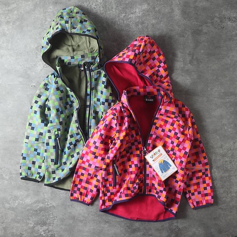 JAKO-O Kinder Bademantel Mit Kapuze - Flauschig Weich In Fuchsia Gr. 104/110