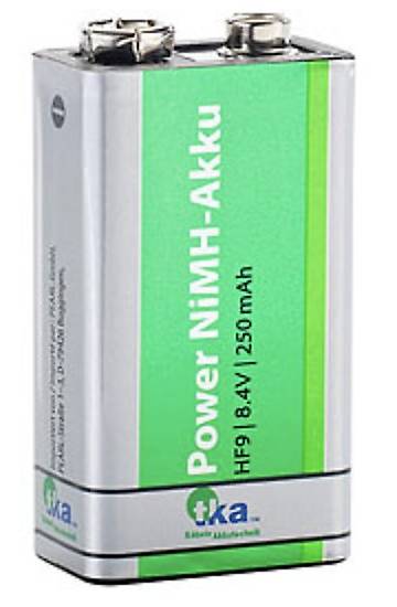 Ready2Use NiMH-Akku 9V-Block 250 mAh, vorgeladen