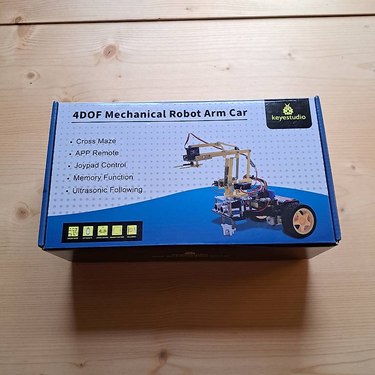 Keyestudio 4DOF Mechanical Arm Robot Car Starter Kit Canton Appenzell ...