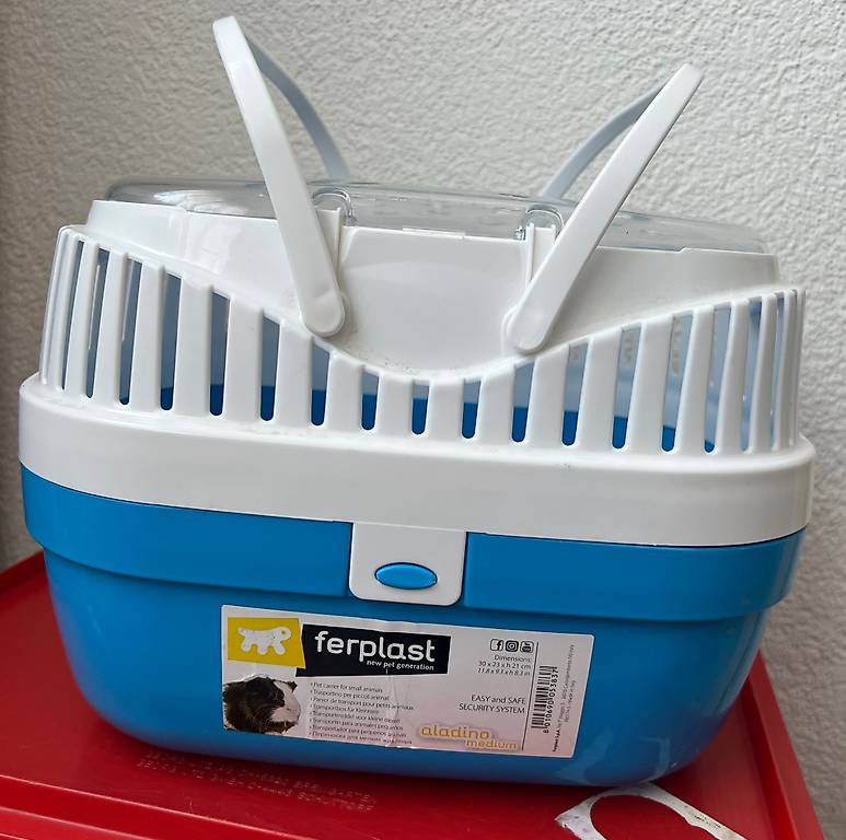 Tragbare Transportbox Für Kleintiere – Atmungsaktiv Mit Wasserflasche – Ideal Für Meerschweinchen & Hamster