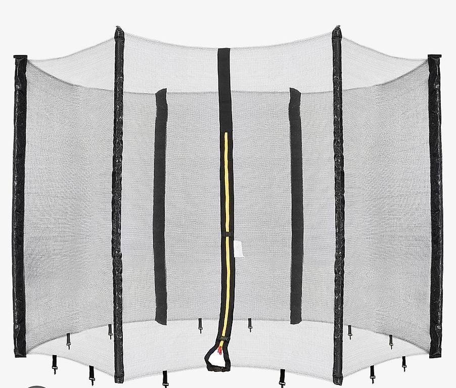 Trampolin Überdachung Mit 6 Stangen - Sonnenschutz Abdeckung Wasserdicht Für Outdoor