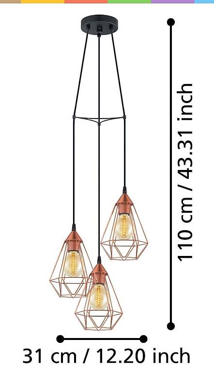 Sollux Pendelleuchte – Geometrisches Design, Stahl, Weiß, 40x40x125 Cm, Ohne Birne, Für Wohnzimmer & Küche