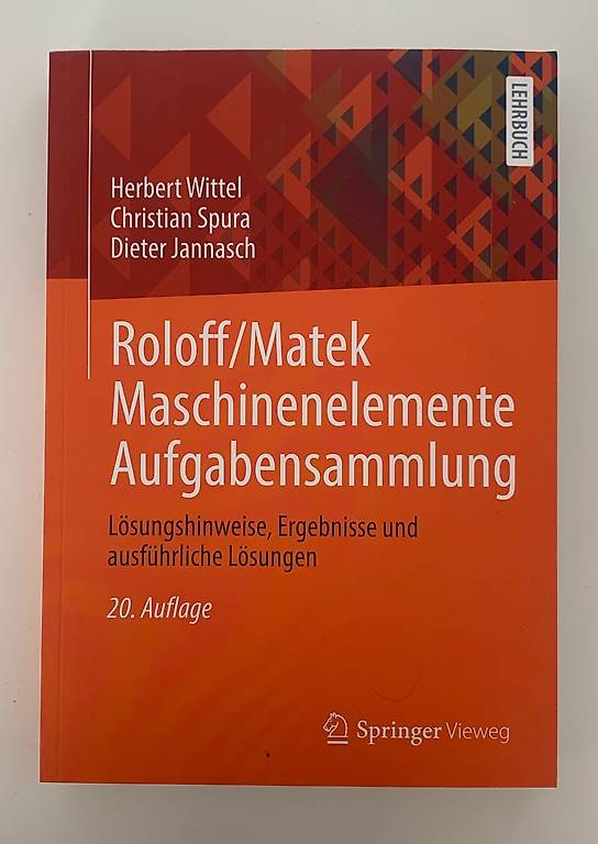 Roloff/ Matek Maschinenelemente Cantone Zurigo - tutti.ch