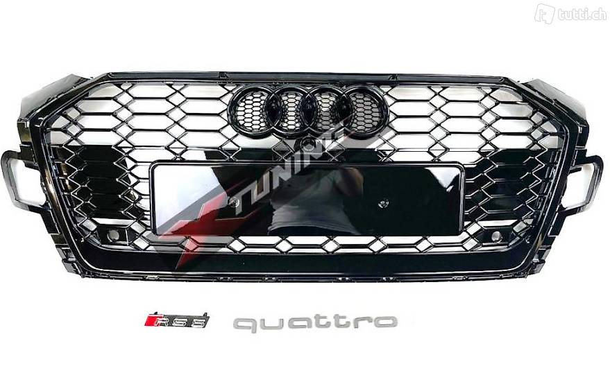  grill rs5 look schwarz audi a5 s5 f5 8w facelift 20-22