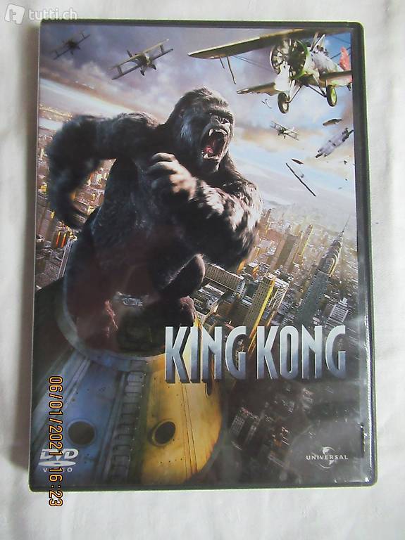 king kong, dvd video,