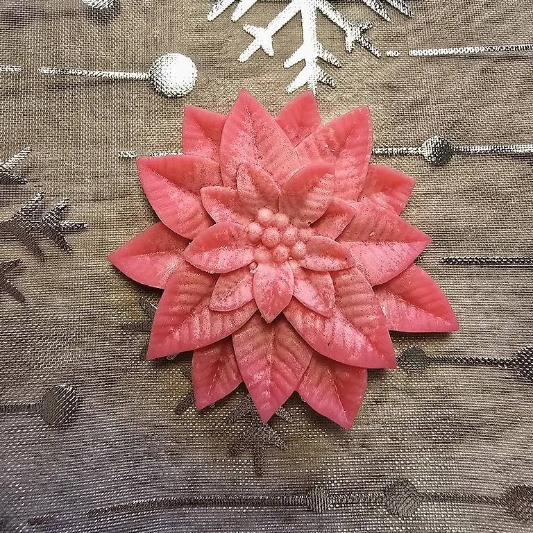 Spilla Con Fiocco Di Neve A Forma Di Stella Con Strass Trasparenti E Gioielli Vintage - Italia