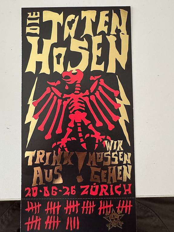 2 Tickets Die Toten Hosen, Zürich 20.06. Stehplatz Innenraum