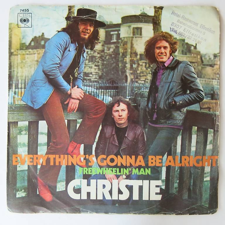 Vinyl-Single 7" Christie im Kanton Aargau