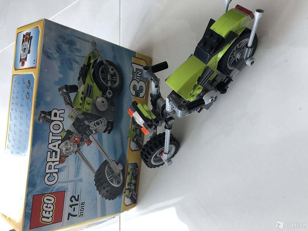 Lego Töff Creator 3 in 1 Nr. 31018 Motorrad