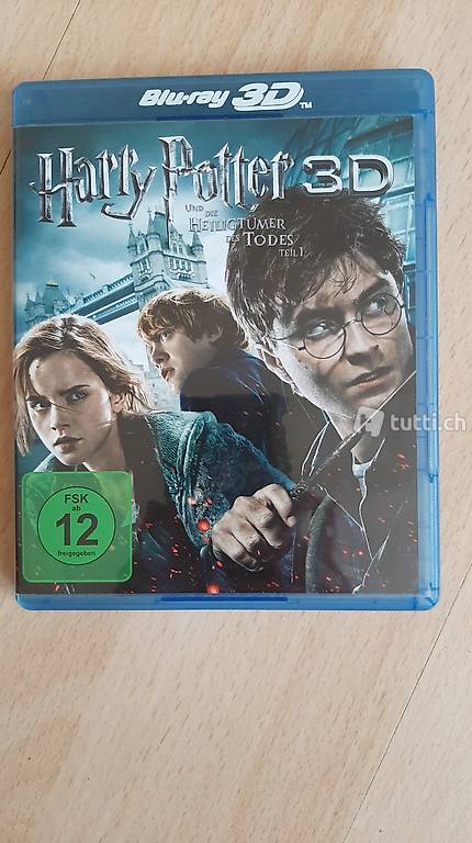 DVD Blue-ray 3D Harry Potter