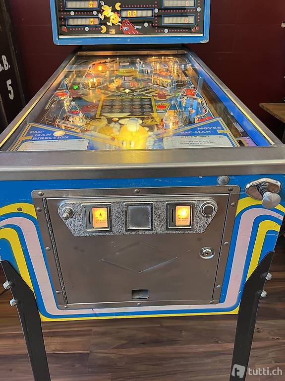  Flipperkasten Pac Man 1982 restauriert