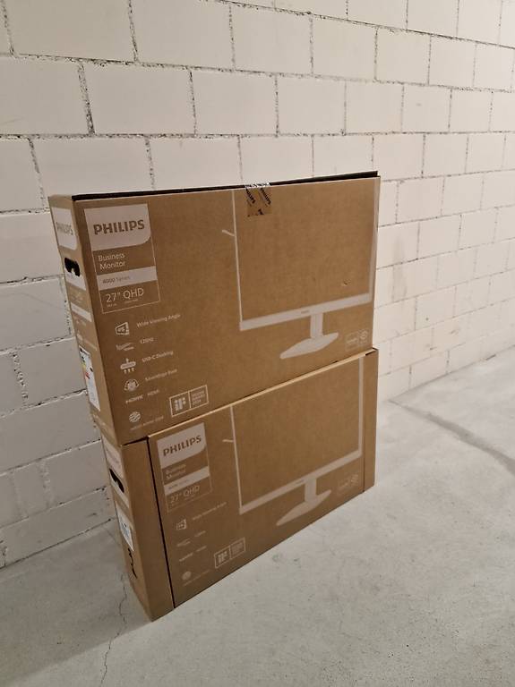 27 Zoll Monitore / NEU / Dual Screen Setup / Philips / QHD im Kanton ...