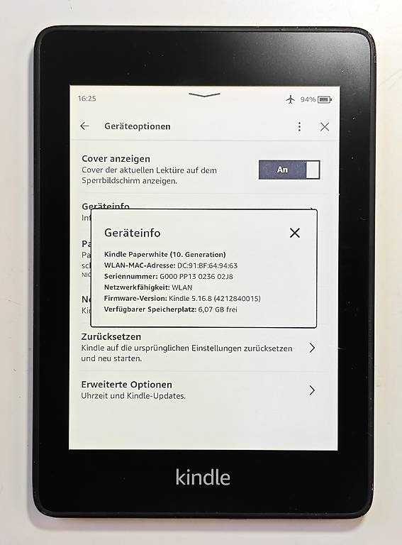 Kindle Paperwhite 10.gen. (E-Book Reader) Gratisversand im Kanton ...