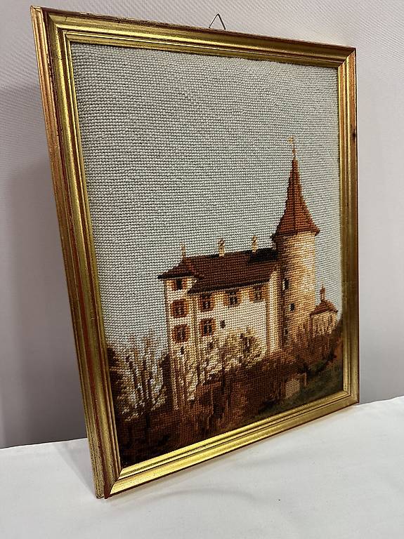 Collection D'Art Gobelin Kreuzstich-Set 'Schloss Bolda' – 50,8 X 61 Cm, Bedruckte Leinwand, Für DMC-Garn (ohne Garn)