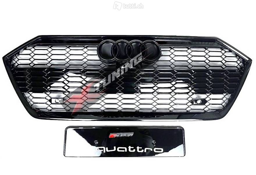  audi a7 s7 c8 4k wabengrill grill rs7 look schwarz glanz