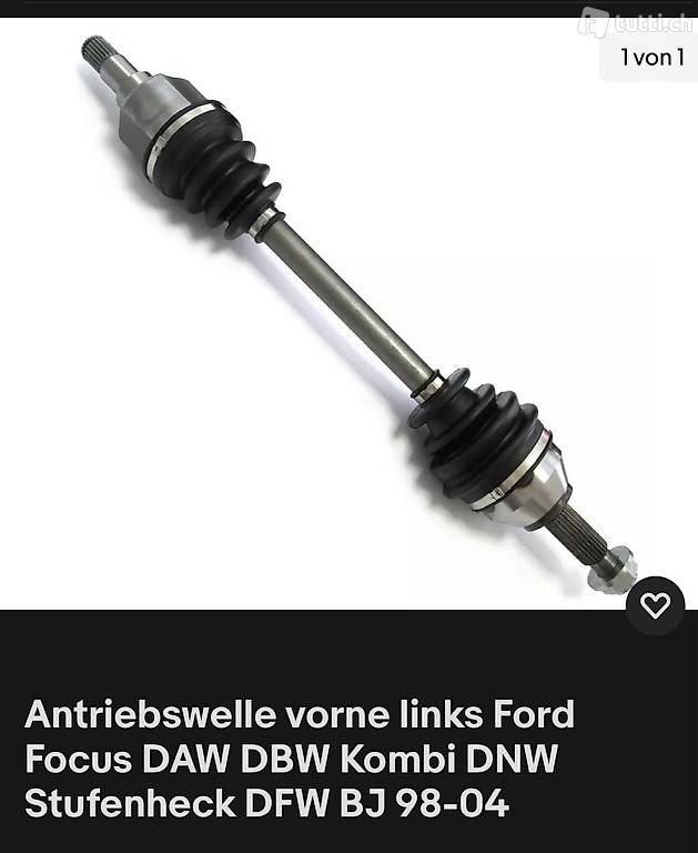 Ford Focus antriebwelle links manuell schaltung