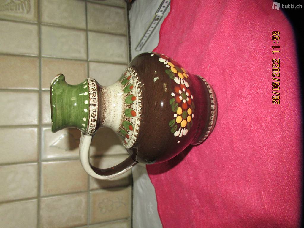 Krug, Vase Dekorationsstück Keramik, Kohler Biel