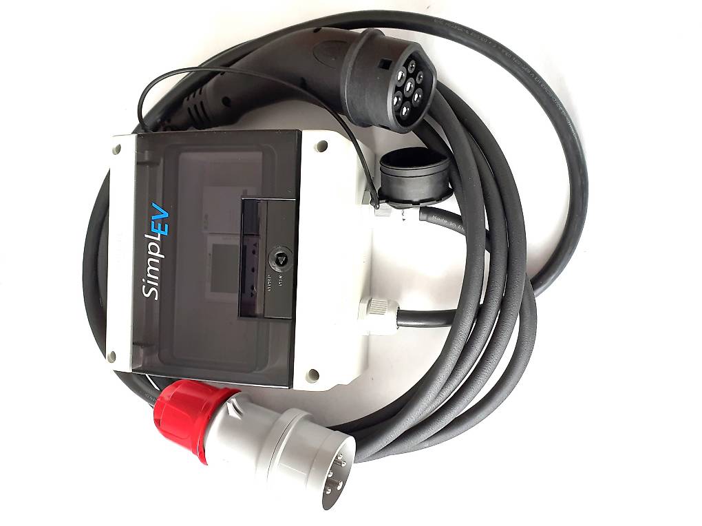 SimplEV Wallbox 5m Kabel Typ2, 11kW, mit Stecker CEE16-5 im Kanton ...