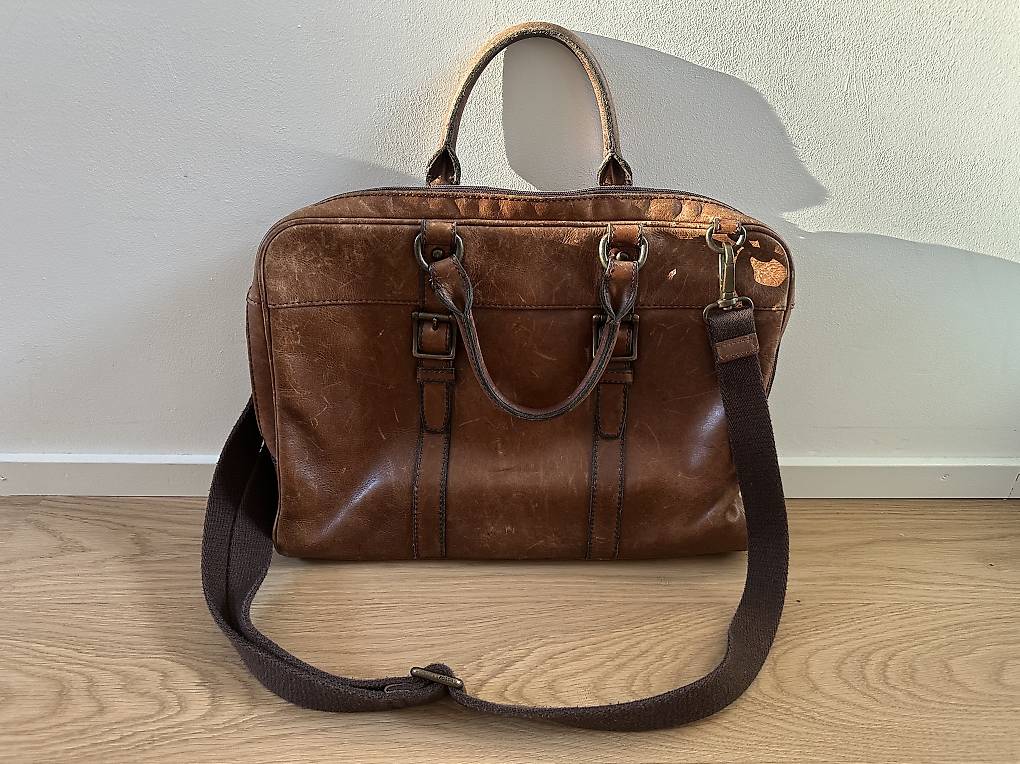 Fossil Tasche Leder Herren Braun Messenger Bag im Kanton Zürich