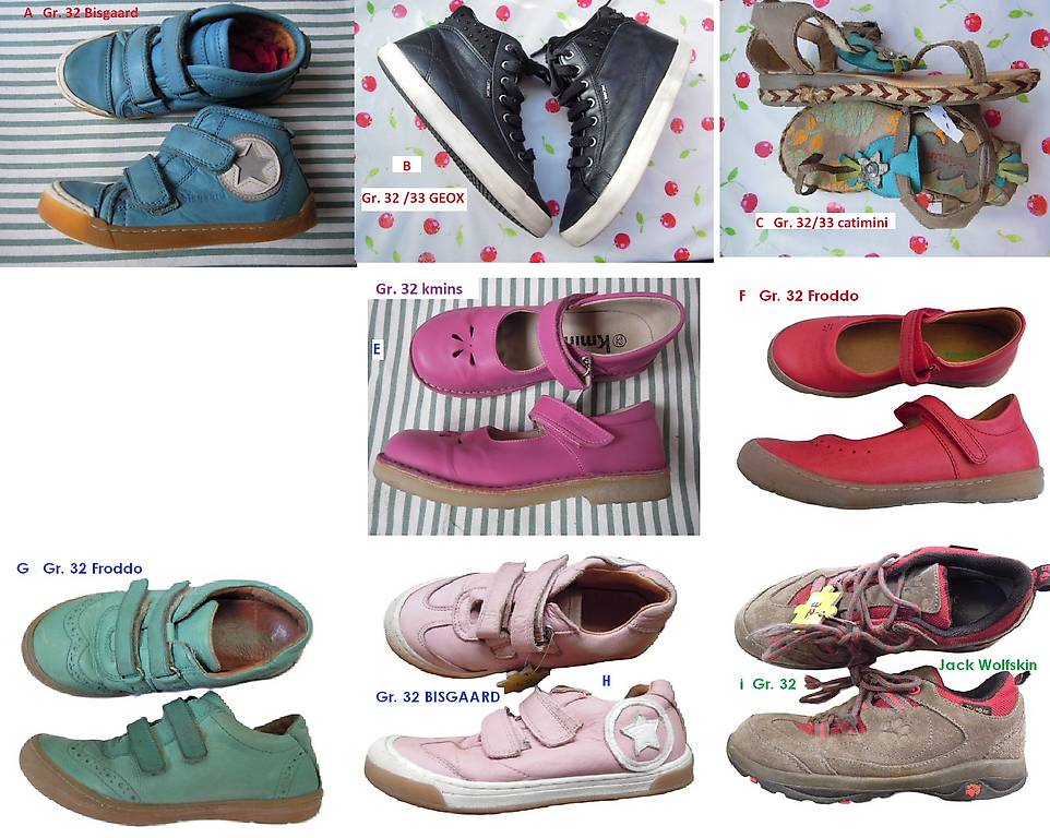 EINZELN Gr. 32 FRODDO KMNIS BISGAARD GEOX WOLFSKIN Schuhe