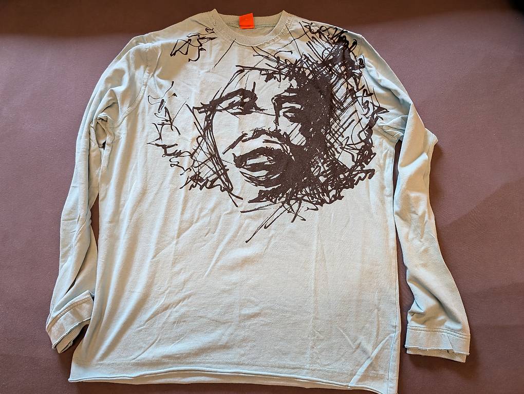 Schönes Langarm-Shirt von Hugo Boss in türkis XL