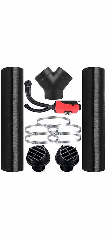 Zilimontt 50mm Alu-Lufteinlassschlauch Für Webasto Dieselheizungen - Stoßfest & Schwer Entflammbar