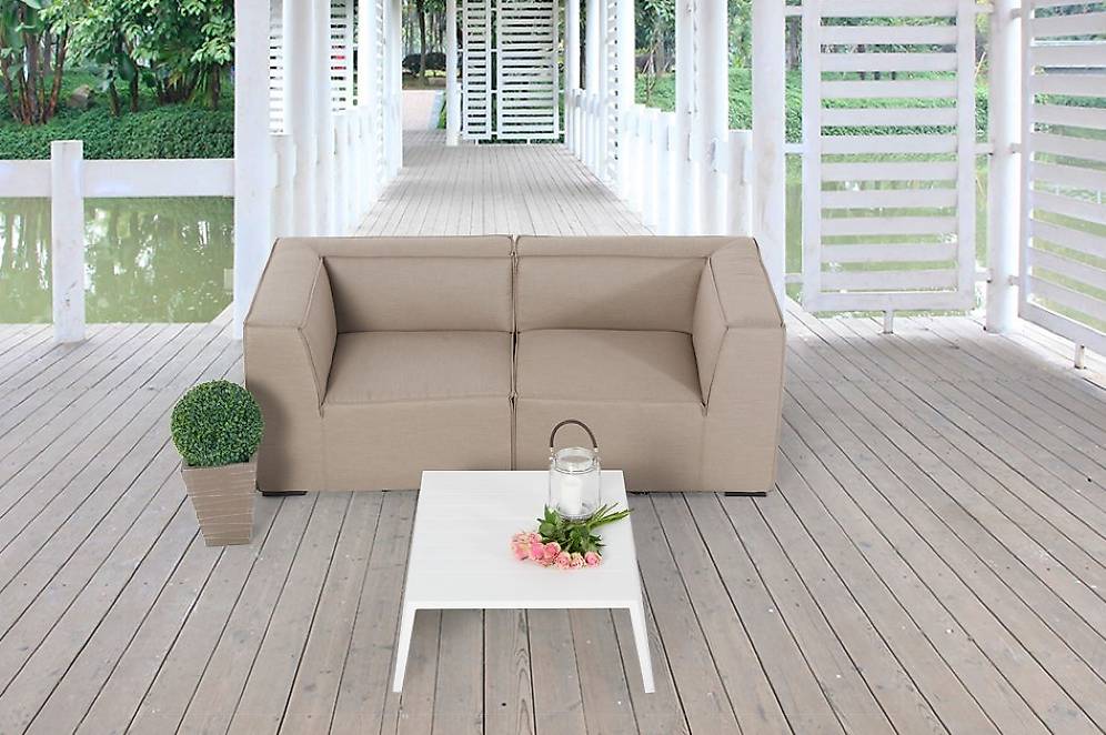 Outdoor Möbel Sofa sandbraun in Berna acquistare - Viplounge - tutti.ch