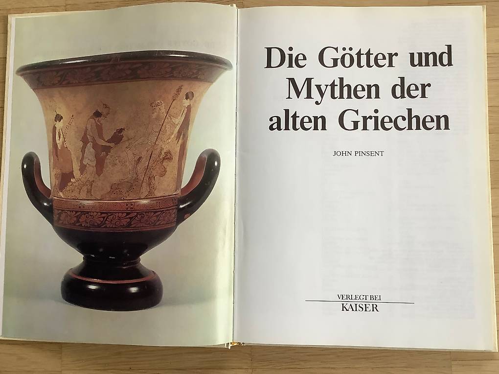 Pinsent: Die Götter und Mythen der alten Griechen im Kanton Zürich