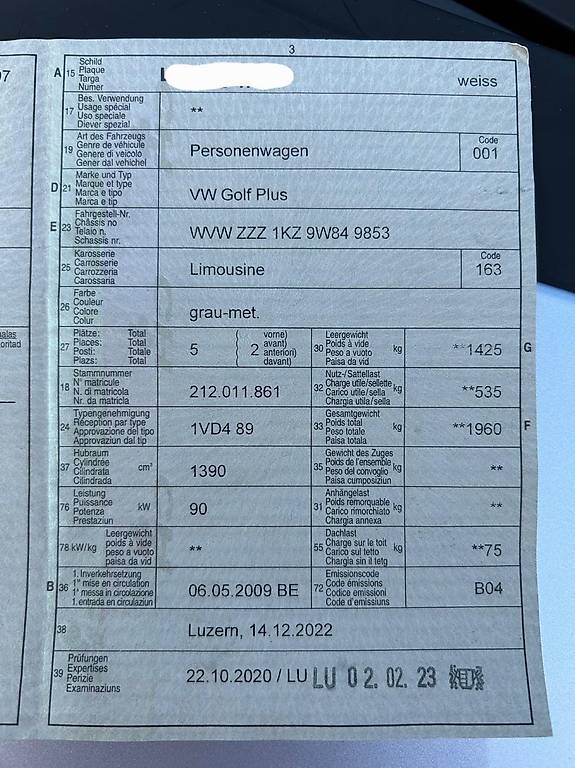 VW Golf Plus — slika 5