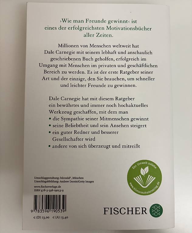 Dale Carnegie Wie man Freunde gewinnt Buch im Kanton Aargau tutti.ch