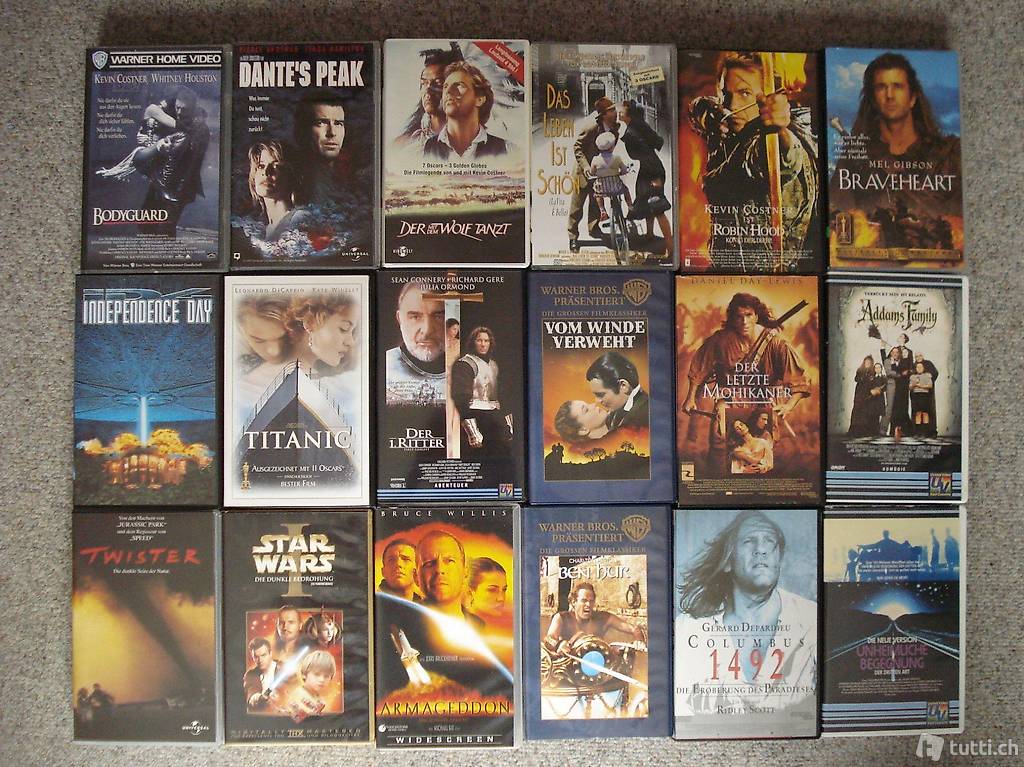 VHS Filme (23 Kinohits)