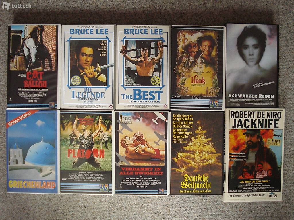 VHS Filme (23 Kinohits)
