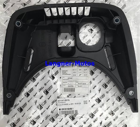 Batteriefach Abdeckung Für Vespa ET2 LX LXV S 50 - Helmfach Verkleidung Schwarz