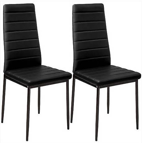 2 Esszimmerstühle Kunstleder schwarz in Zug kaufen - Bohnet Trade GmbH