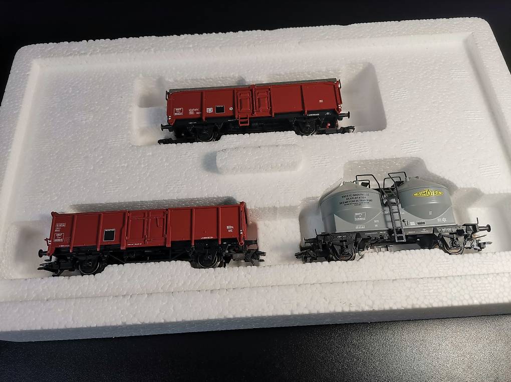 Coffret Wagons Marchandises SNCF Märklin Réf 47894, époque 3, Occasion