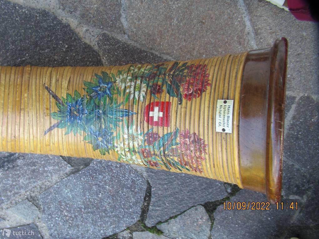 Alphorn von Hans Blaser Alphornmacher, Netstal Glarus