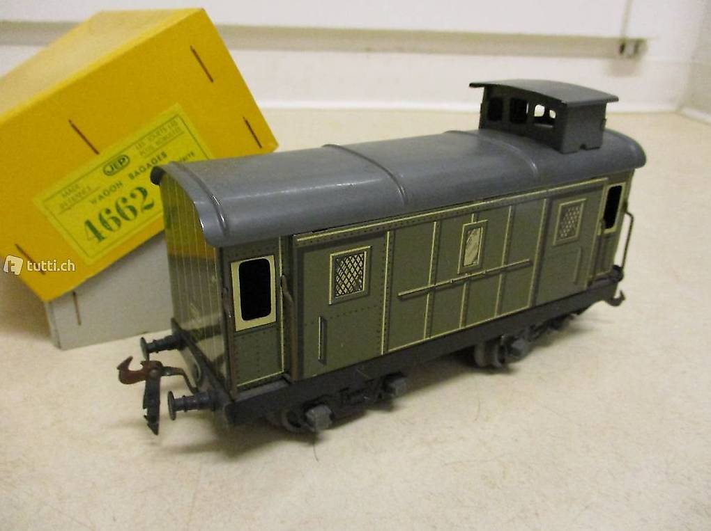 JEP 4662 Wagon bagages SNCF 50er-Jahre Spur / Gauge 0 Blech im Kanton ...