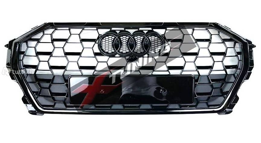  audi q3 f3 2018-2022 rs grill rsq3 look schwarz grille