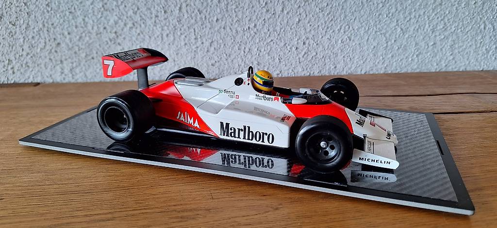 Carte Rookie Ayrton Senna 1990 - McLaren MP4/5B Marlboro Honda F1