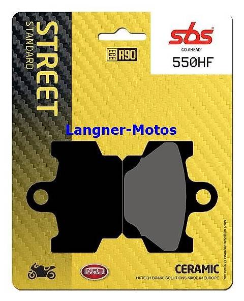 Accossato Bremsbelag AGPA176OR Für Yamaha RD 250 LC - Organische Mischung