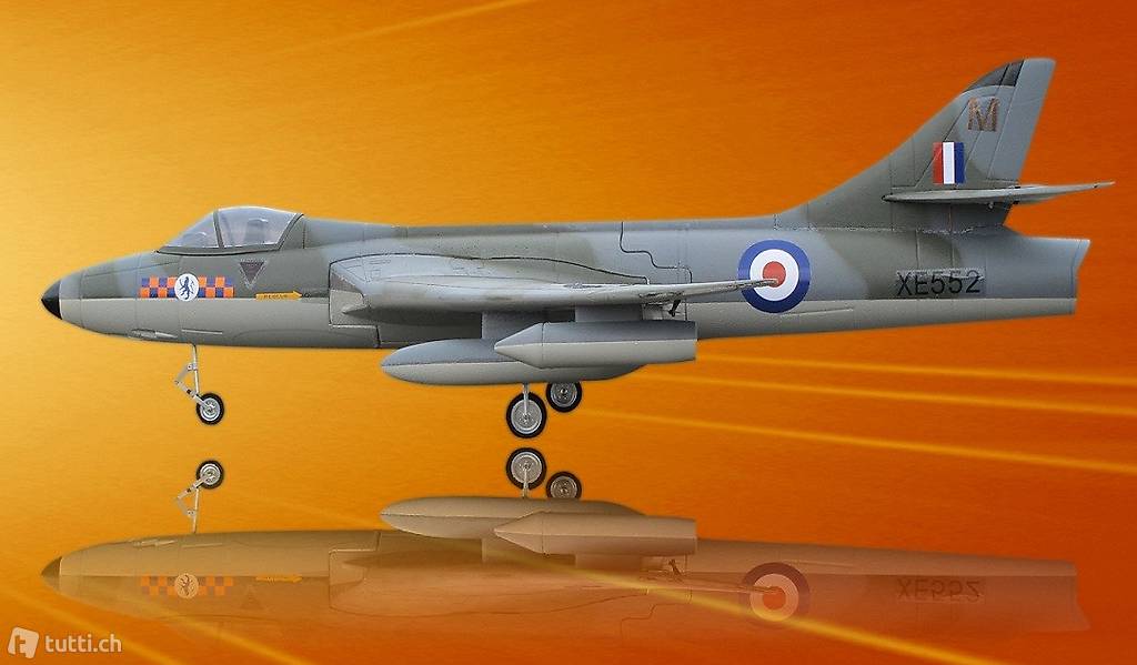  Hawker Hunter, grau - 90mm Impeller-Jet, Spw 1112mm