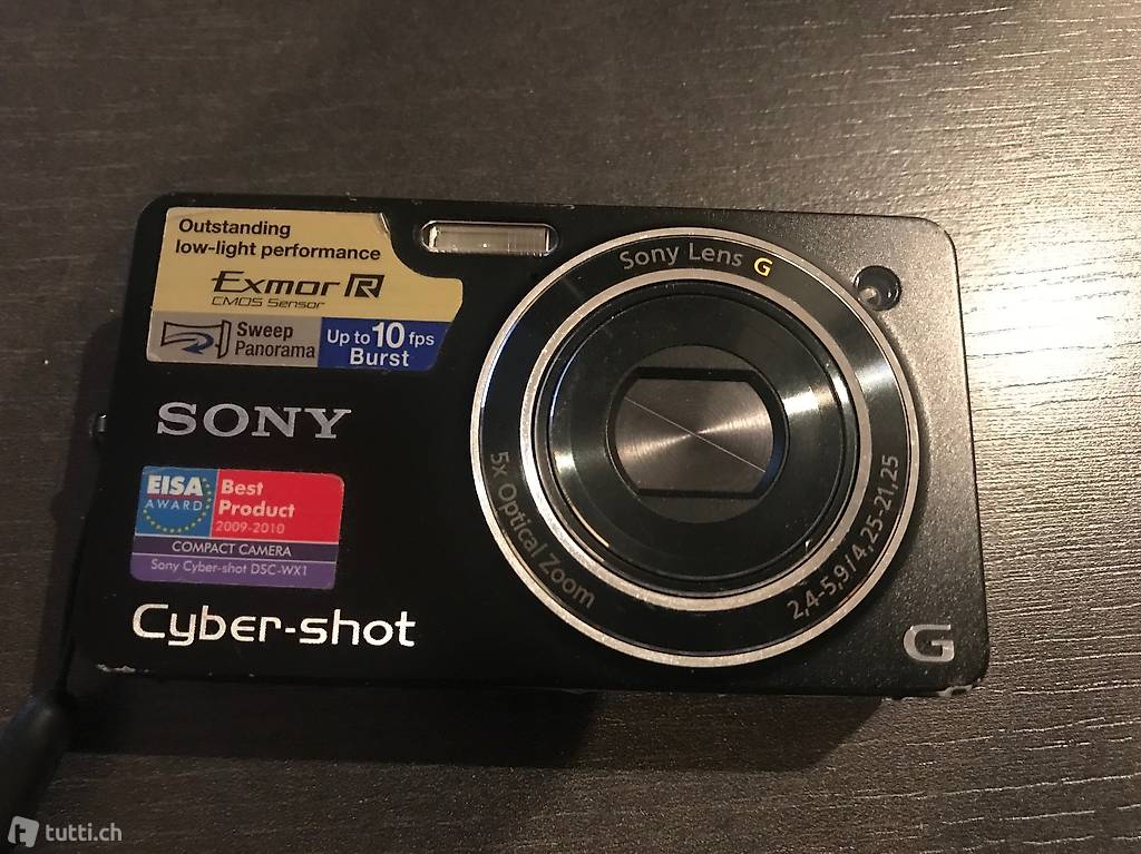 Kompaktkamera Sony Cyber-shot (schwarz)
