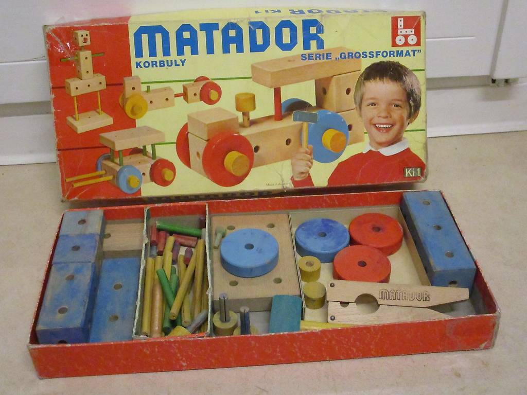 MatadorBaukasten Ki1 Korbuly HolzSpielzeug 60er 70er Hit im Kanton Aargau tutti.ch
