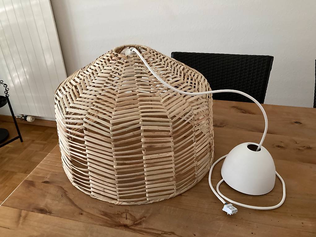 Stilvolle Lampenschirm Rattan Ikea Fotos