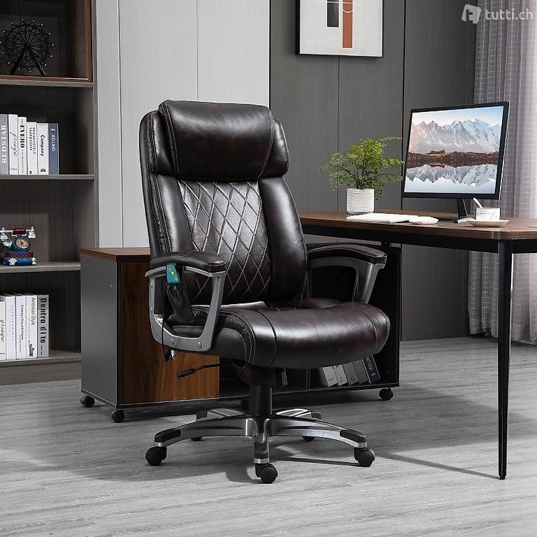  Massage-Bürostuhl 6-Punkt-Massage-Drehstuhl ergonomisch