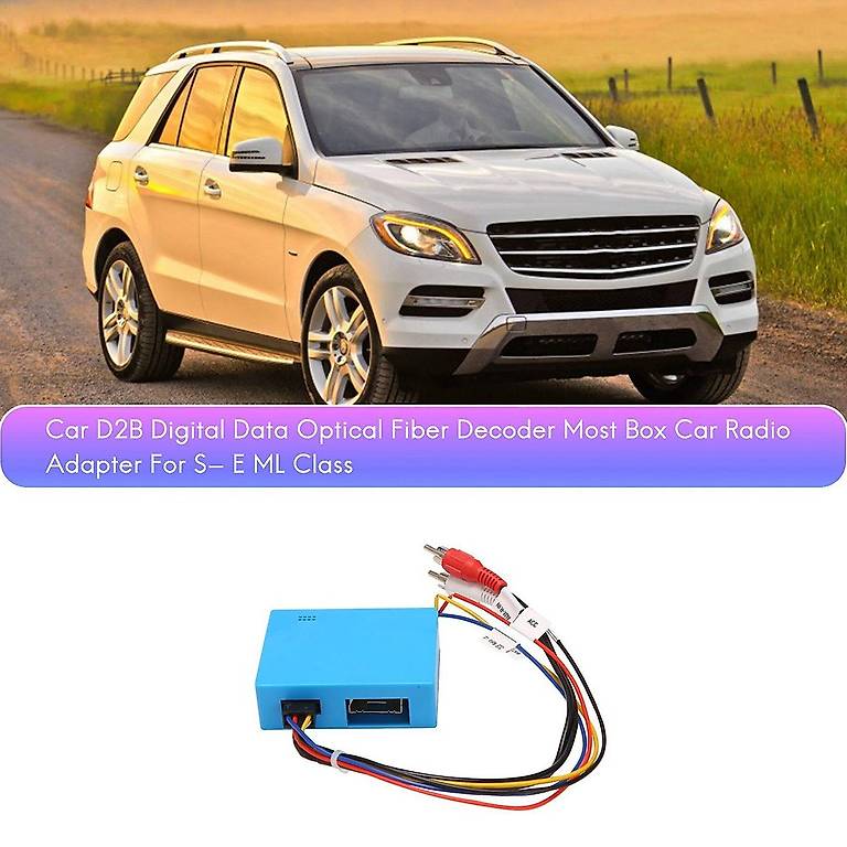 AWESAFE Glasfaser Decoder Box für Mercedes Benz Autoradio für E Klasse W211 CLS W219
