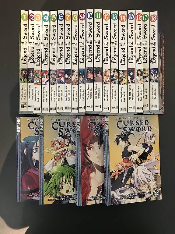 1-14 hotsell of Chronicles of the Cursed Sword Manga Lot