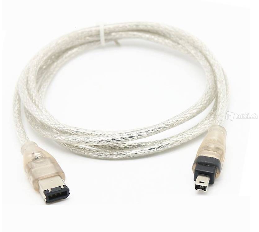  Firewire 1394 4 Pin to 6 Pin Cable142cm