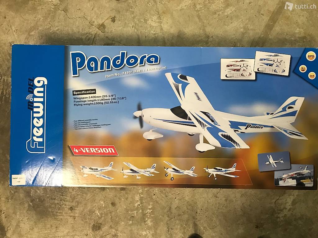  Modellflugzeug Pandora von Freewing, neu-nie gebraucht