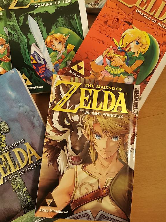 Coleção Mangás The Legend of Zelda Perfect Edition 1 ao 5 (com detalhe